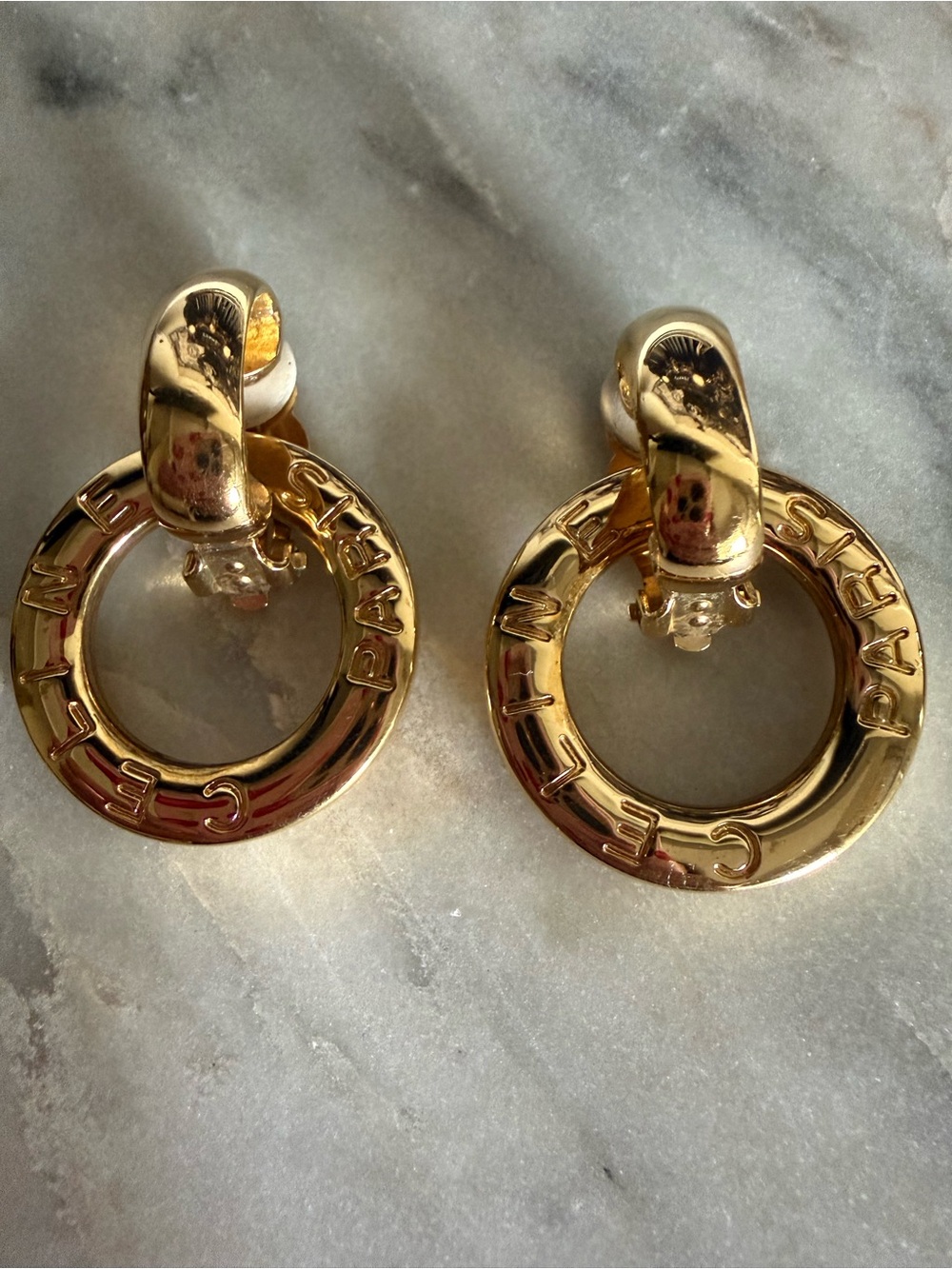 Celine Vintage Clip On Earrings - Picture 5 of 10